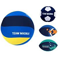 TEAM MAGNUS Pelota de Playa para Voleibol- Rugby- fútbol - Pelota para niños Suave en Neopreno